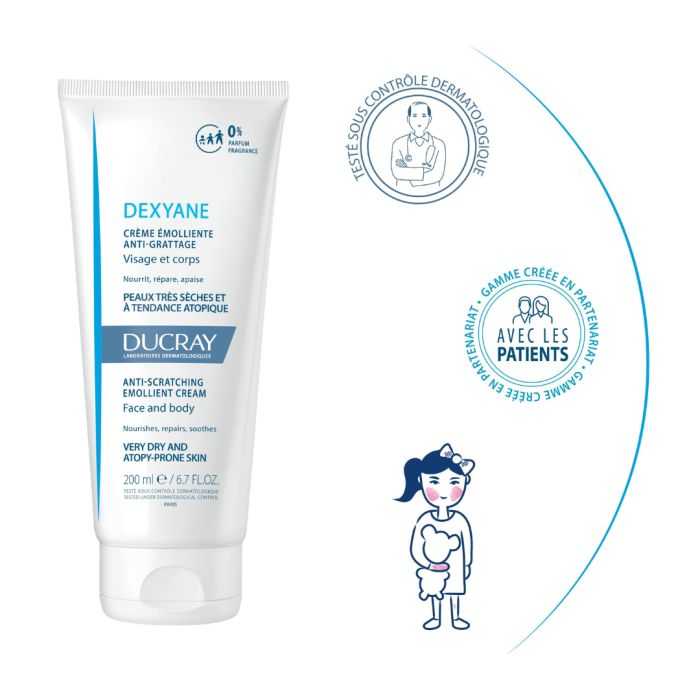Dexyane Creme Emolliente Anti Grattage 200 ML - DUCRAY