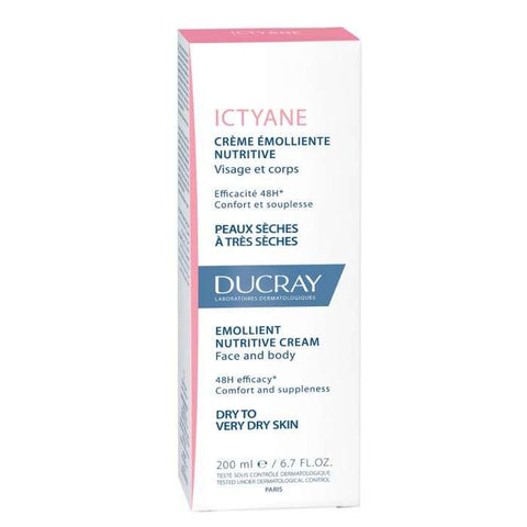 Ictyane Creme Emolliente Nutritive Visage et Corps 200 ML - DUCRAY