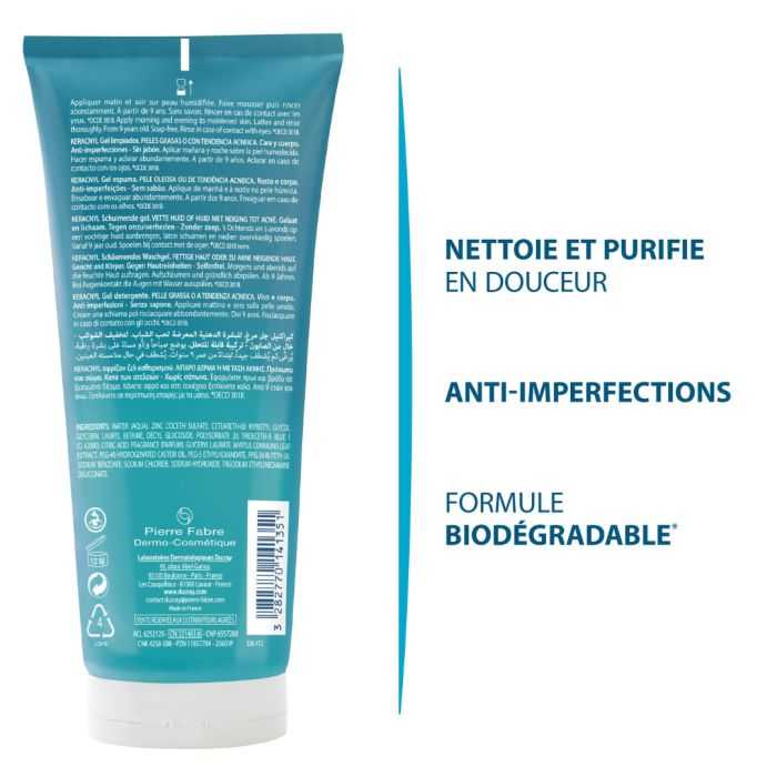 Keracnyl Gel Moussant 200 ML - DUCRAY