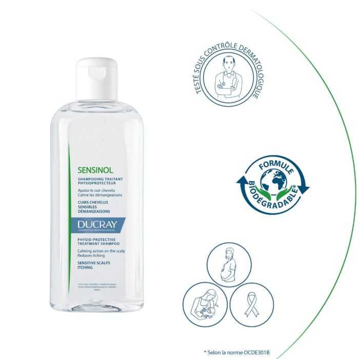 Sensinol Shampoing Traitant Physioprotecteur 200 ML - DUCRAY