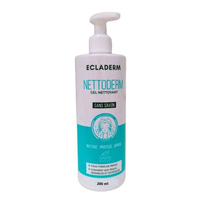 Nettoderm Gel Nettoyant 200 ML - ECLADERM