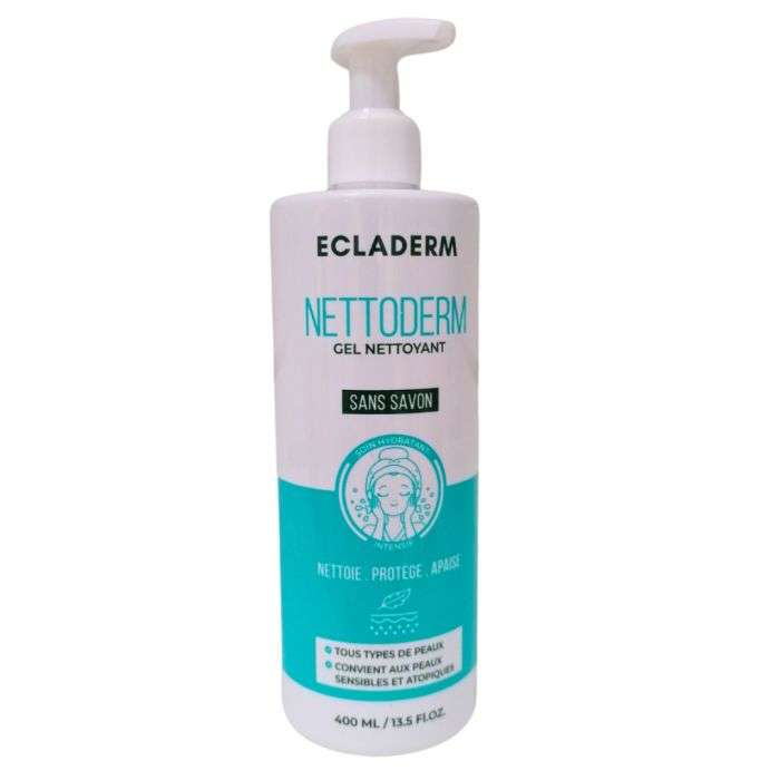 Nettoderm Gel Nettoyant 400 ML - ECLADERM