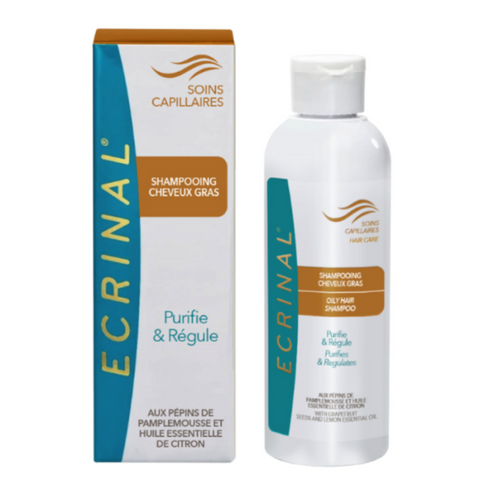 Soins Cappilaires Shampooing Cheveux Gras 200 ML - ECRINAL