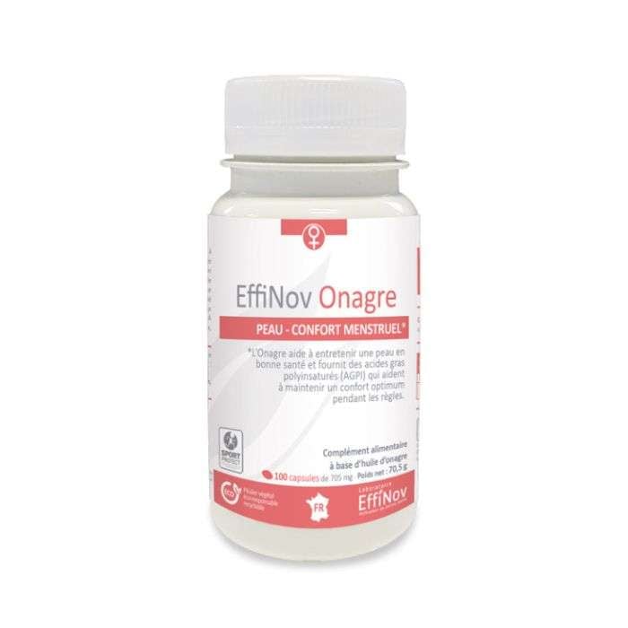 Onagre Peau et Confort Menstruel 100 Capsules - EFFINOV