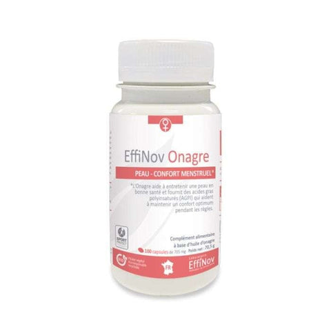 Onagre Peau et Confort Menstruel 100 Capsules - EFFINOV