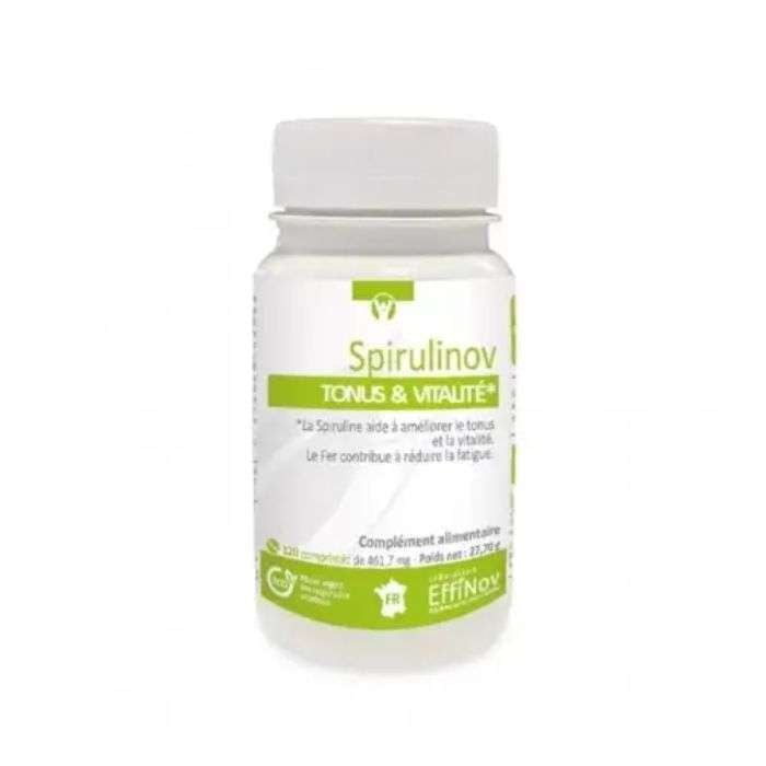 Spirulinov Tonus et Vitalite 120 Comprimes - EFFINOV