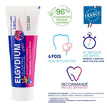 Dentifrice Enfants Grenadine 3-6 Ans 50 ML - ELGYDIUM