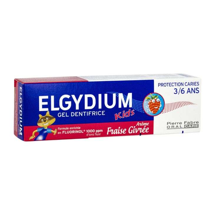 Dentifrice Kids 3-6 Ans Gout de Fraise - ELGYDIUM