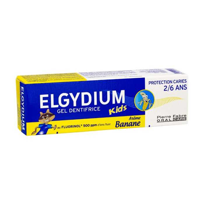 Dentifrice Kids Banane 2- 6 Ans 50 ML - ELGYDIUM