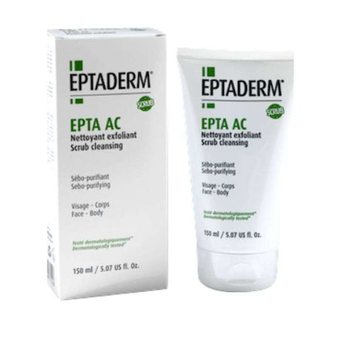 Epta Ac Nettoyant Exfoliant Sebo Purifiant Visage et Corps 150ML - EPTADERM