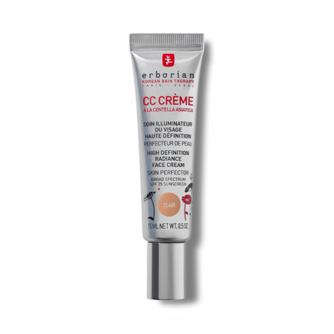 CC Creame A la Centella Clair Soin Illuminateur Visage SPF 25 15 ML - ERBORIAN