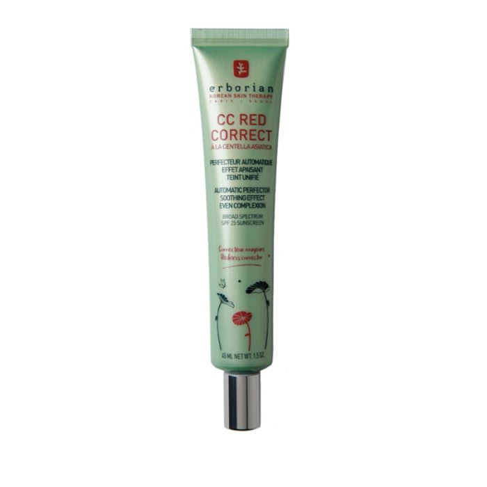CC Red Correct Centella Asiatica Effet Apaisant Spf25 45 ML - ERBORIAN