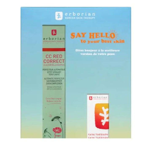 Duo CC Red Correct 45ML + Skin Therapy 10ML - ERBORIAN