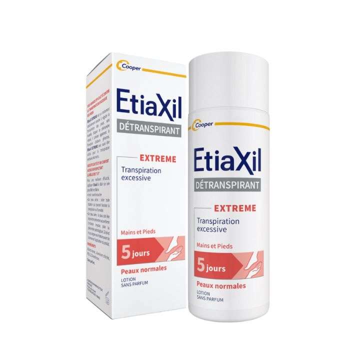 Detranspirant Extreme Peaux Normale Mains et Pieds 100 ML - ETIAXIL