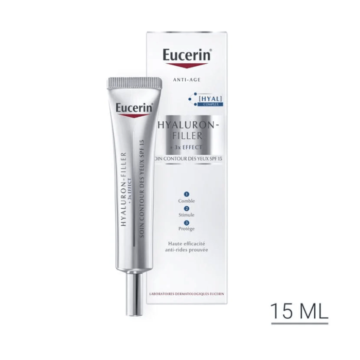 Hyaluron Filler*3 Effect Soin Contour des Yeux Spf15 15 ML - EUCERIN