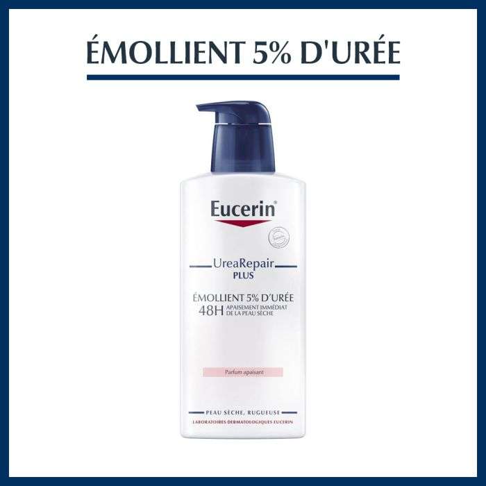 Urea Repair Emollient 5% D'uree 48H Parfum Apaisant 250 ML - EUCERIN