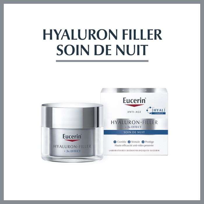 Hyaluron Filler *3 Effects Soin de Nuit 50 ML - EUCERIN