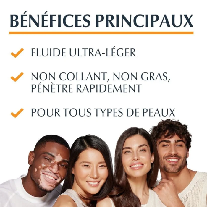 Hydro Protect Fluide Ultra Legerspf 50+ Tous Types de Peaux - EUCERIN
