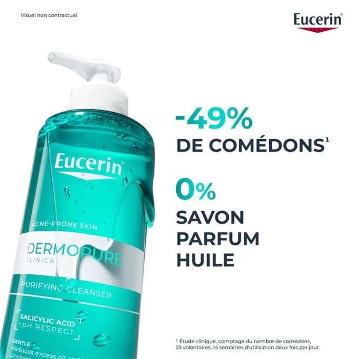 Offre Dermopure Gel Nettoyant 200 ML + Trousse Offerte - EUCERIN