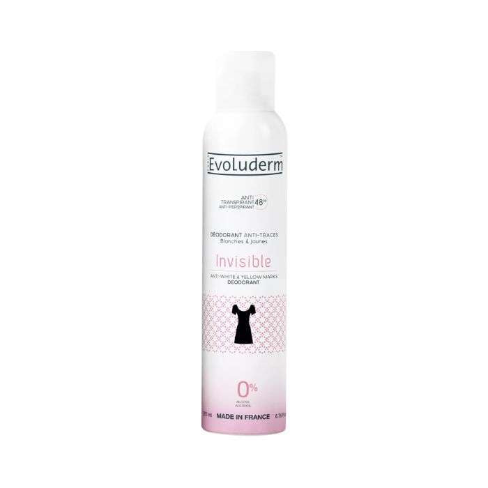 Deodorant Anti Transpirant 48H Invisible 200ML - EVOLUDERM