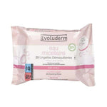 Eau Micellaire 25 Lingettes Demaquillantes - EVOLUDERM