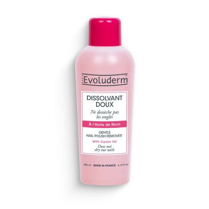 Dissolvant Doux A L Huile de Ricin 200 ML - EVOLUDERM