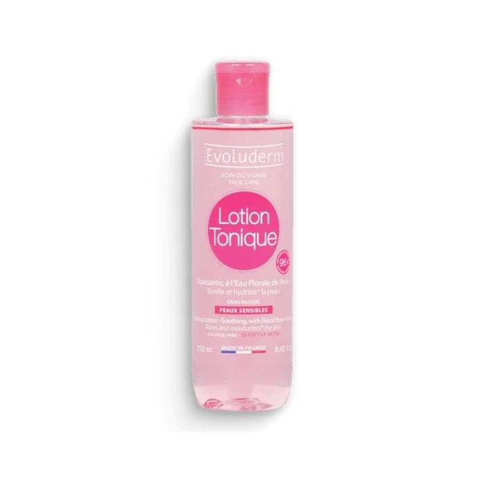 Lotion Tonique Apaisante Eau de Rose 250ML - EVOLUDERM