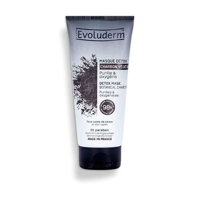 Masque Detox Charbon Vegetal 100ML - EVOLUDERM
