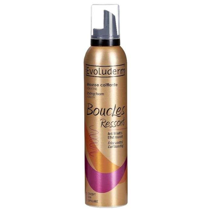 Mousse Coiffante Boucles Ressort 250 ML - EVOLUDERM