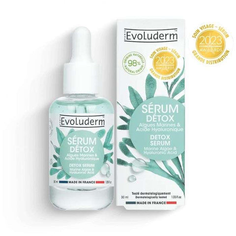Serum Detox Algues Marines et Acide Hyaluronique 30 ML - EVOLUDERM