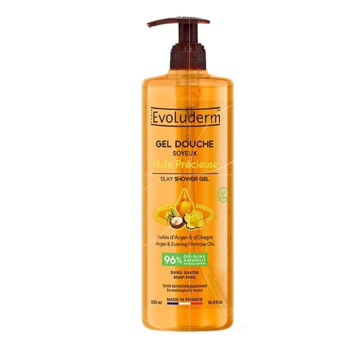 Gel Douche Soyeux Huile Precieuse 500ML - EVOLUDERM
