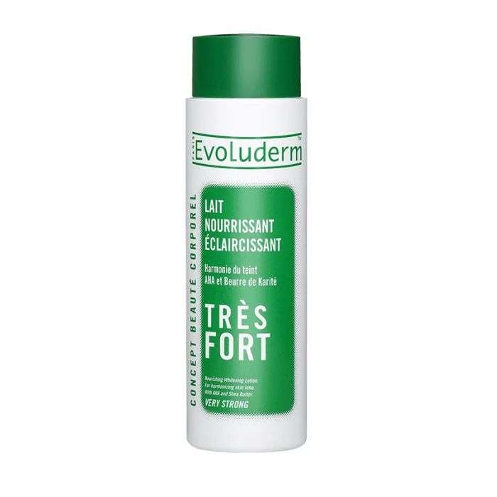 Lait Nourrissant Eclaircissant Tres Fort 500ML - EVOLUDERM