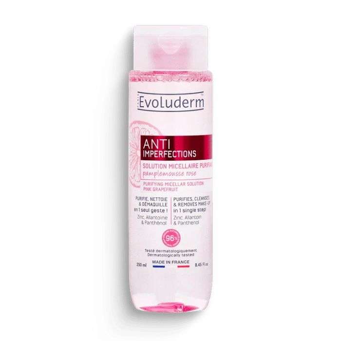 Solution Micellaire Purifiante Anti Imperfections 250ML - EVOLUDERM