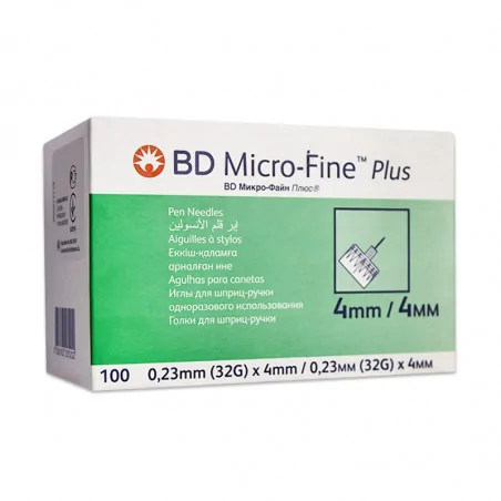 Micro Fine Plus Aiguille Insuline 4MM X 4MM
