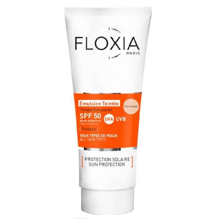 Emulsion Teintee SPF 50 Porcelaine 50 ML - FLOXIA