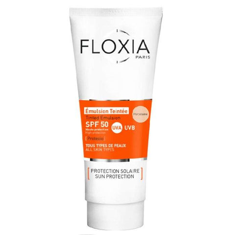 Emulsion Teintee SPF 50 Porcelaine 50 ML - FLOXIA