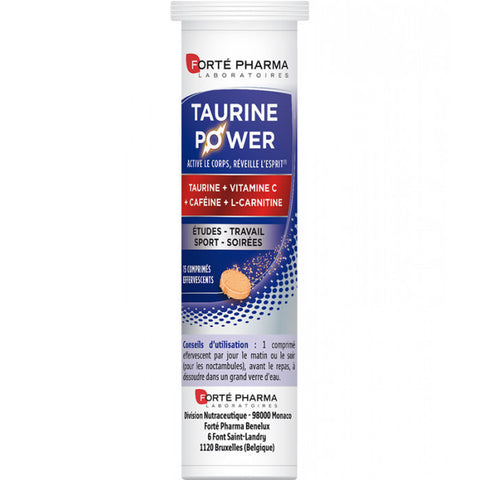 Energie Taurine Power 15 Comprimes Effervescents - FORTE PHARMA