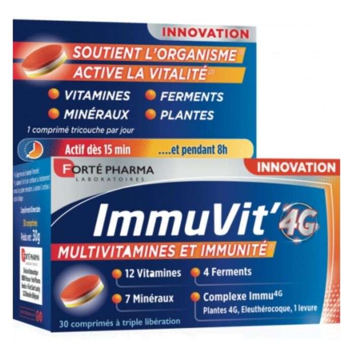 Immuvit 4G 30 Comprimes - FORTE PHARMA