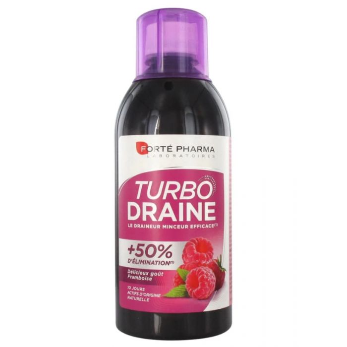 Turbo Draine Goût Framboise 500ML - FORTE PHARMA