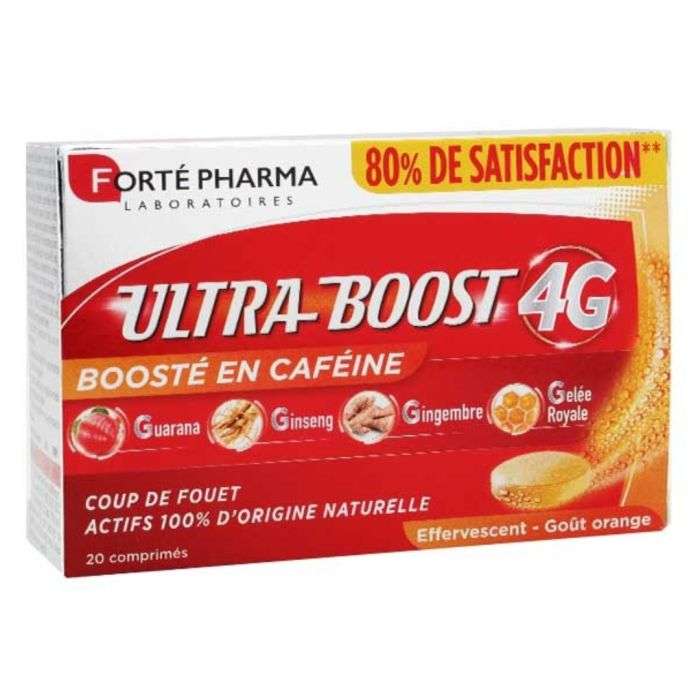 Vitalite 4G Ultra Boost 20 Comprimes Effervescent - FORTE PHARMA