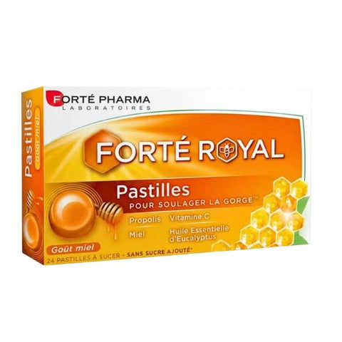 Forte Royal 24 Pastilles Gorge Gout Miel - FORTE PHARMA