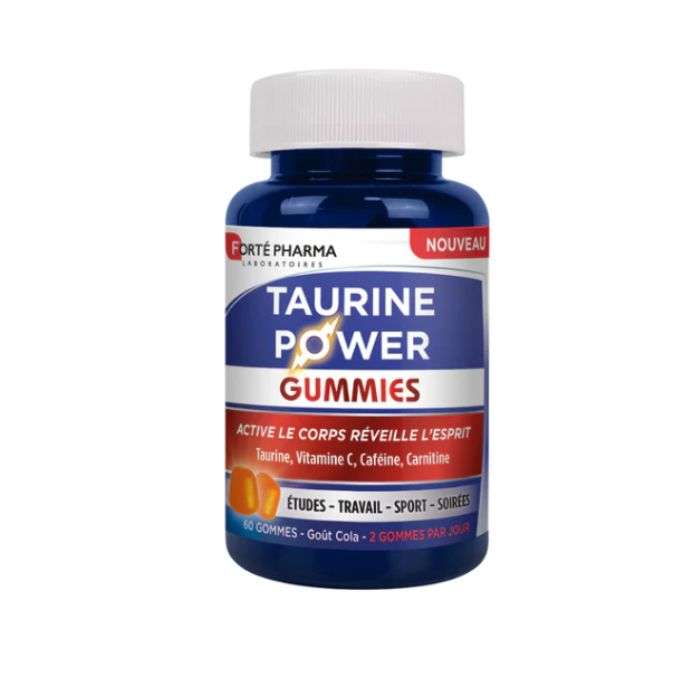Taurine Power Gummies 60 Gummies Gout Cola - FORTE PHARMA