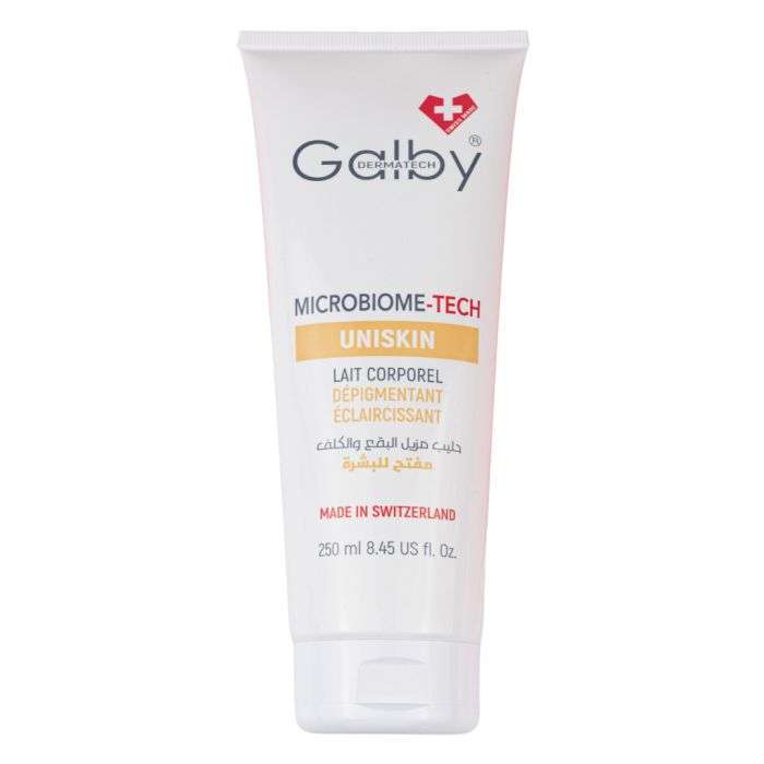 Duo Uniskin Microbiome Tech Lait Corporel Depigmentant Eclaircissant 250 ML 2EME A -70% - GALBY