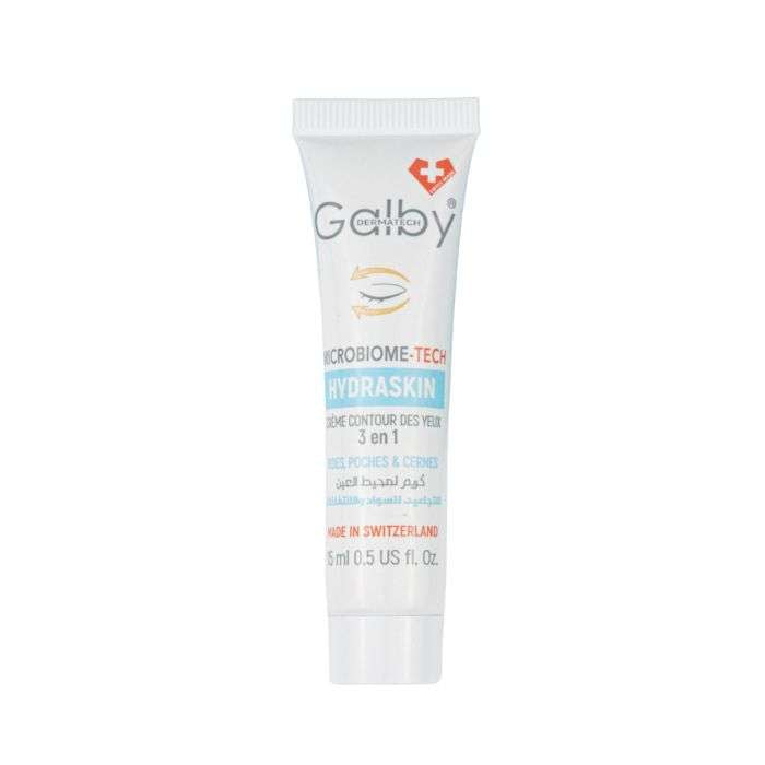 Hydraskin Microbiome Tech Creme Contour des Yeux 3 en 1 15 ML - GALBY