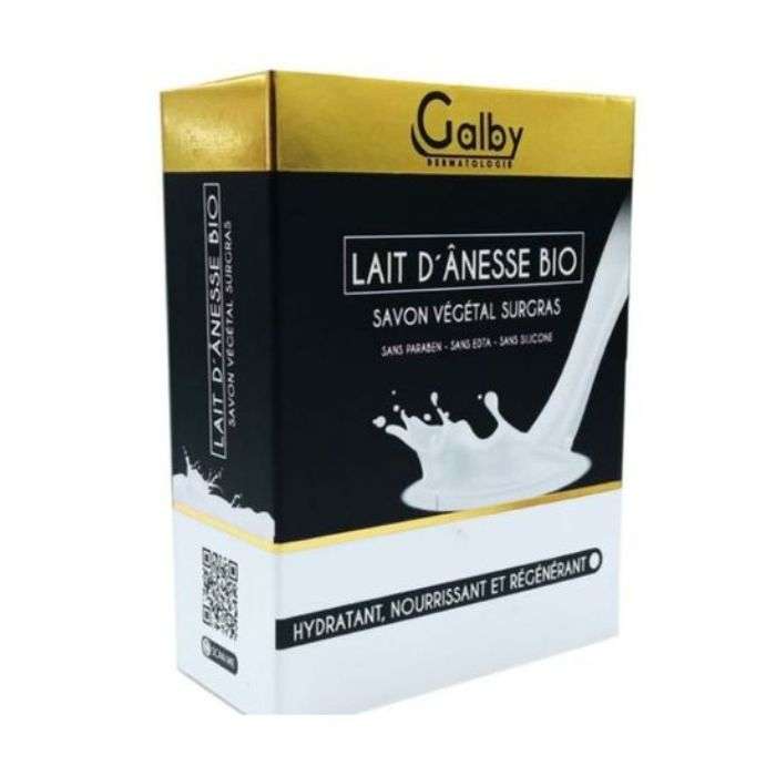 Savon Vegetal Lait D'anesse BIO 100G - GALBY