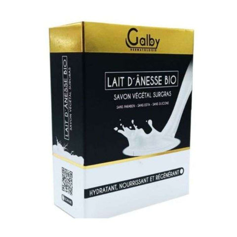 Savon Vegetal Lait D'anesse BIO 100G - GALBY