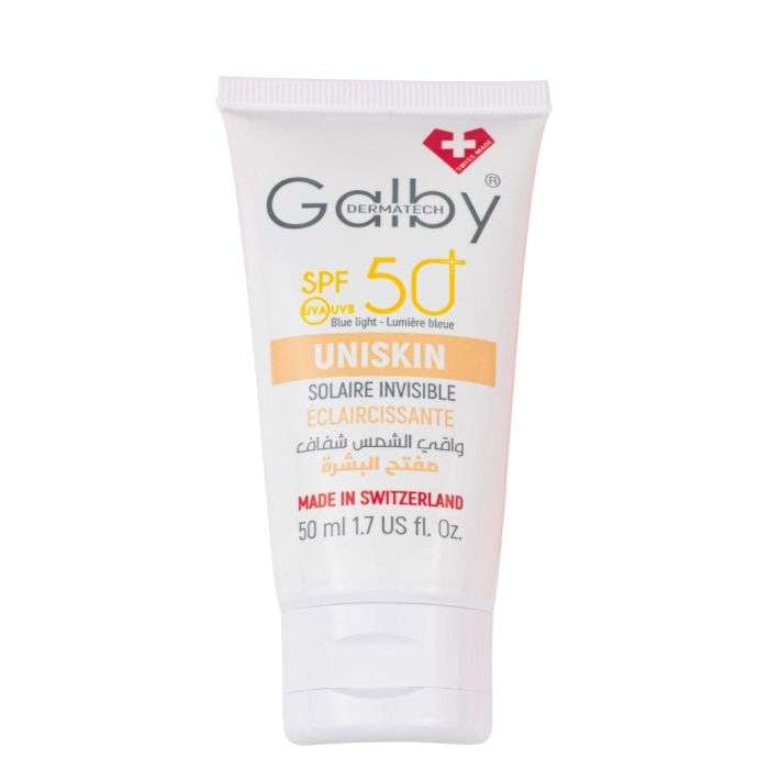 Uniskin Creme Solaire Invisible Eclaircissante Spf50+ 50 ML - GALBY