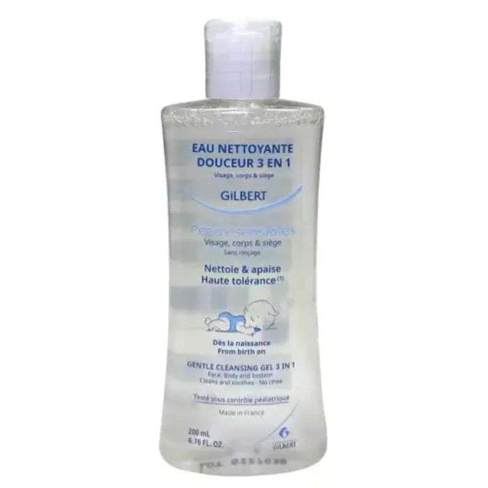 Eau Nettoyante Douceur 3en1 Bebe 200ml - GILBERT