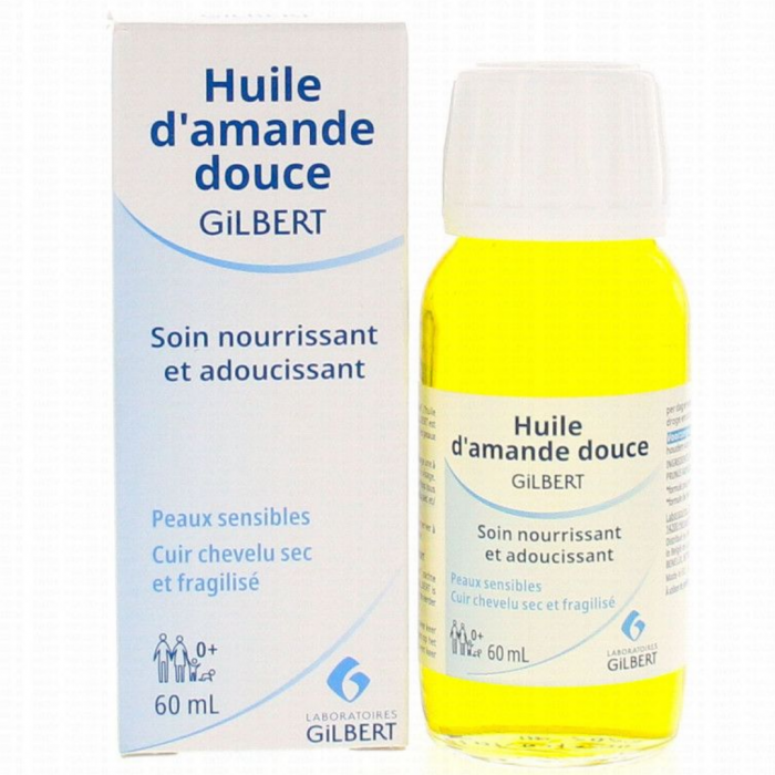 Huile D'amande Douce Soin Nourrissant et Adoucissant 60ml - GILBERT