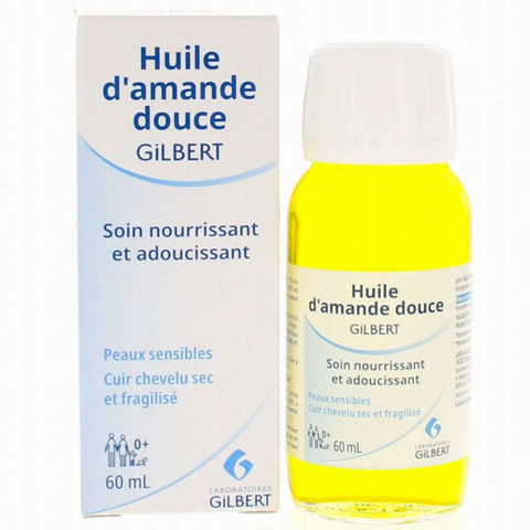 Huile D'amande Douce Soin Nourrissant et Adoucissant 60ml - GILBERT